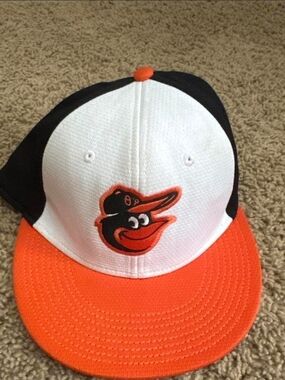 New Era Baltimore Orioles Batting Practice Snapback Hat Orange & Black